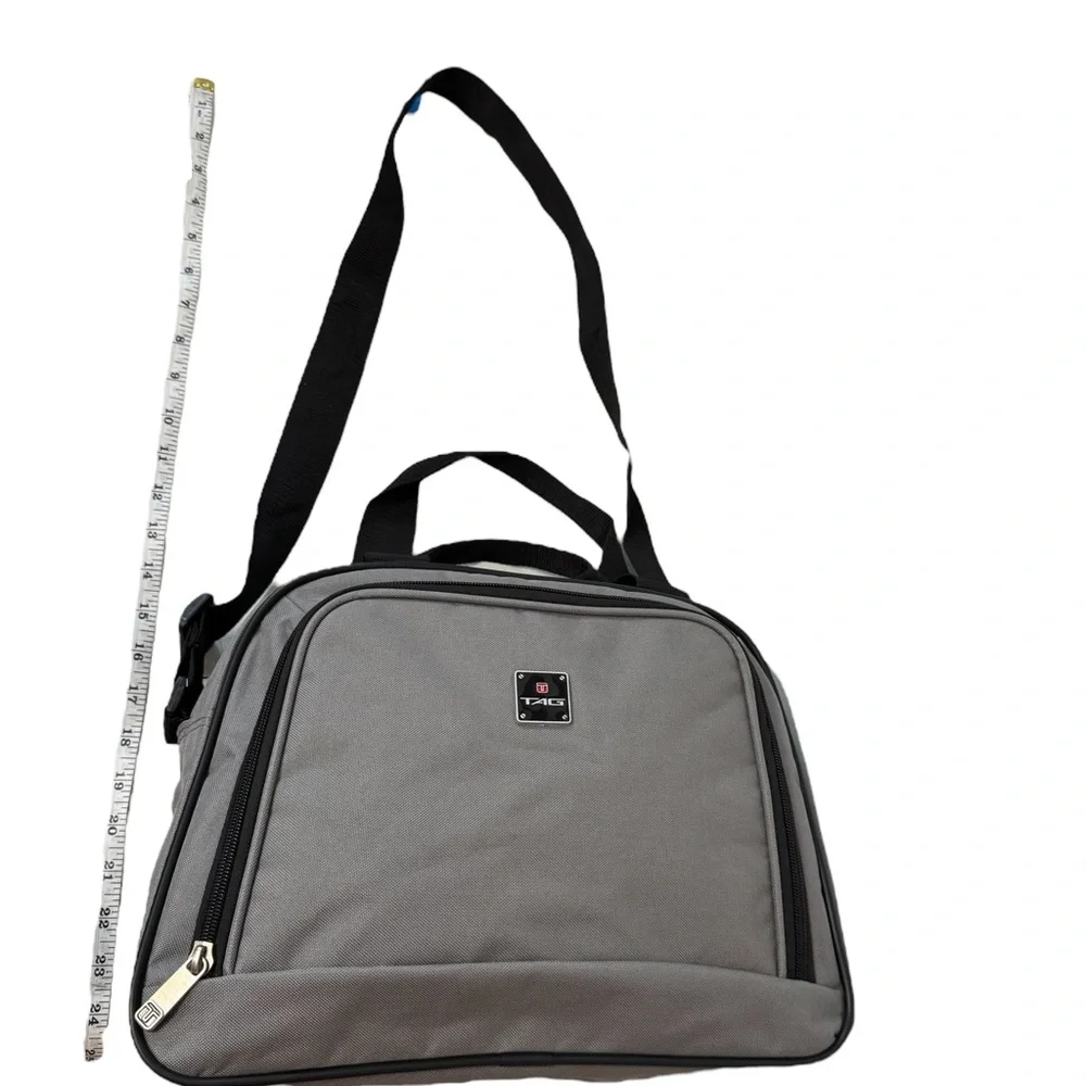 Tag Heuer Overnight Weekender‎ Travel Shoulder Bag Gray Black